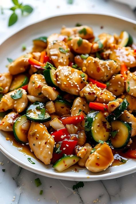 Honey Garlic Chicken Stir-Fry - Insanely Good Honey Garlic Stir Fry, Garlic Stir Fry, Garlic Chicken Stir Fry, Best Overnight Oats Recipe, Quick Stir Fry, Better Than Takeout, Veggie Stir Fry, Honey Garlic Chicken, Overnight Oats Recipe