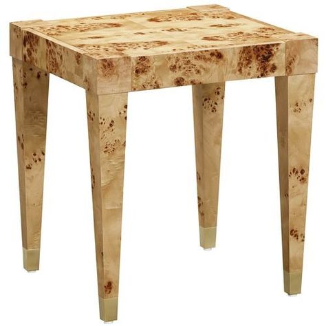 Madison Burl End Table Oval Tulip Dining Table, Bone Inlay Side Table, Oak End Tables, Mirror Side Table, Tulip Dining Table, Round Marble Dining Table, Drum Side Table, Tov Furniture, Wood End Table