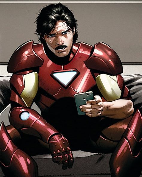 Tony Stark Fanart, Mcu Icons, Tony Stark Comic, Iron Man Comic, Iron Man Art, Iron Man Armor, Iron Man Tony Stark, Marvel Icons, Marvel Comic Character