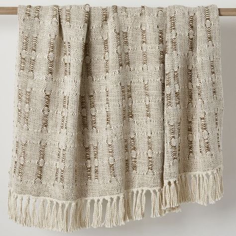 Grid Woven Throw | West Elm Cuddle Room, Cape Cod Interiors, West Elm Sofa, Modern Throw Blanket, West Elm Pillows, Modern Paint Colors, Home Finishes, Nashville House, Cape Cod Home