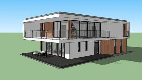 Sketchup House, Architecture Tutorial, Architect Plan, Sketchup Warehouse, 3d House Design, Big Mansions, 3d Plan, Dc House, Architecture Portfolio Layout