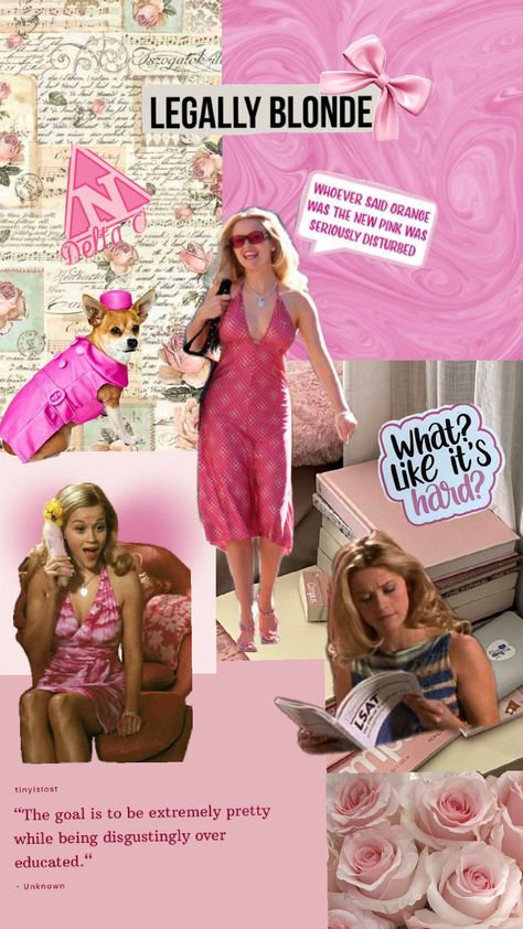 elle woods #deltanu #pink #legallyblonde #ellewoods El Woods Legally Blonde, Elle Woods Inspired Outfits, Study Like Elle Woods, Elle Woods Outfit, Elle Woods Aesthetic, Legally Blonde Outfits, Elle Woods Quotes, Legally Blonde Quotes, 2000 Movies