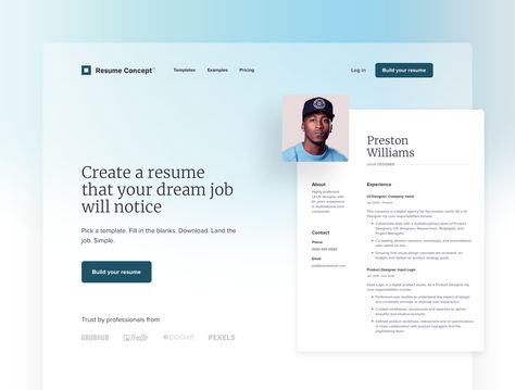 Resume Builder Website, Web Design Quotes, Create A Resume, Billboard Design, Resume Builder, Web Layout Design, Design Challenge, Web Layout, Design Quotes