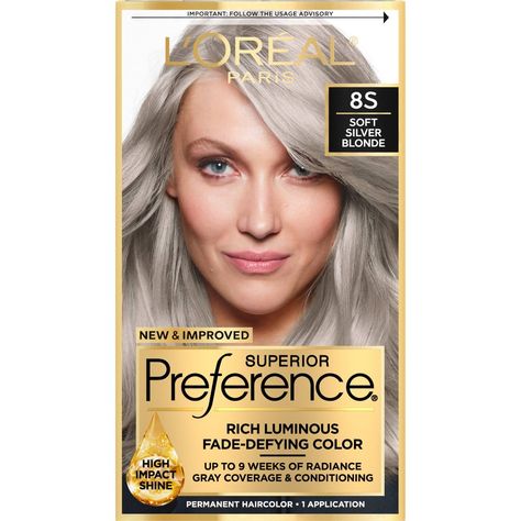 Grey blonde hair color