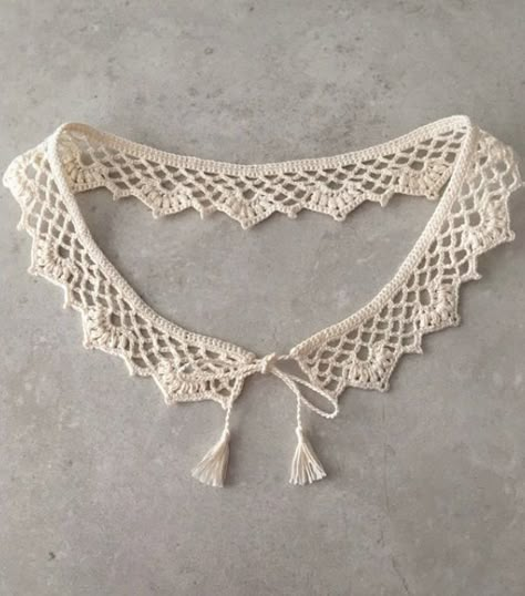 Choker Crochet, Choker Patterns, Chicken Wire Crafts, Crochet Collars, Crochet Lace Collar, Crochet Costumes, Crochet Choker, Macrame Lace, Diy Textiles