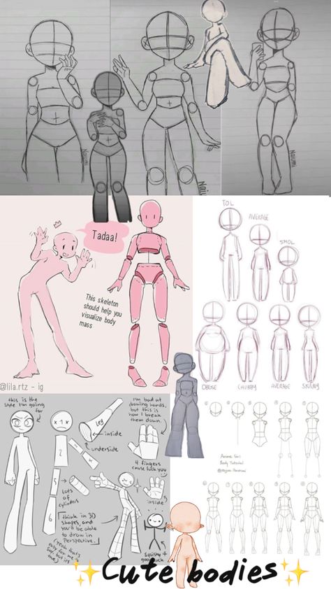 Body-how to draw a body easy How To Draw A Body From Behind, Stylized Body Drawing, How To Draw Upper Bodies, How To Draw A Boy Body Step By Step, How To Draw A Body, Shape Drawing, Easy Eye Drawing, Artsy Pics, Cartoon Body