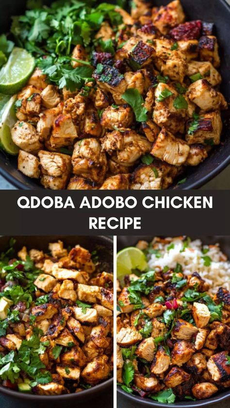 Qdoba Adobo Chicken Recipe – Culinary Chase Qdoba Chicken Recipe Copycat, Adobo Seasoning Chicken, Qdoba Adobo Chicken Recipe, Chipotle Adobo Chicken, Qdoba Chicken Recipe, Qdoba Chicken, Adobo Chicken Recipe, Chicken Bulgogi Recipe, Chicken Adobo Recipe