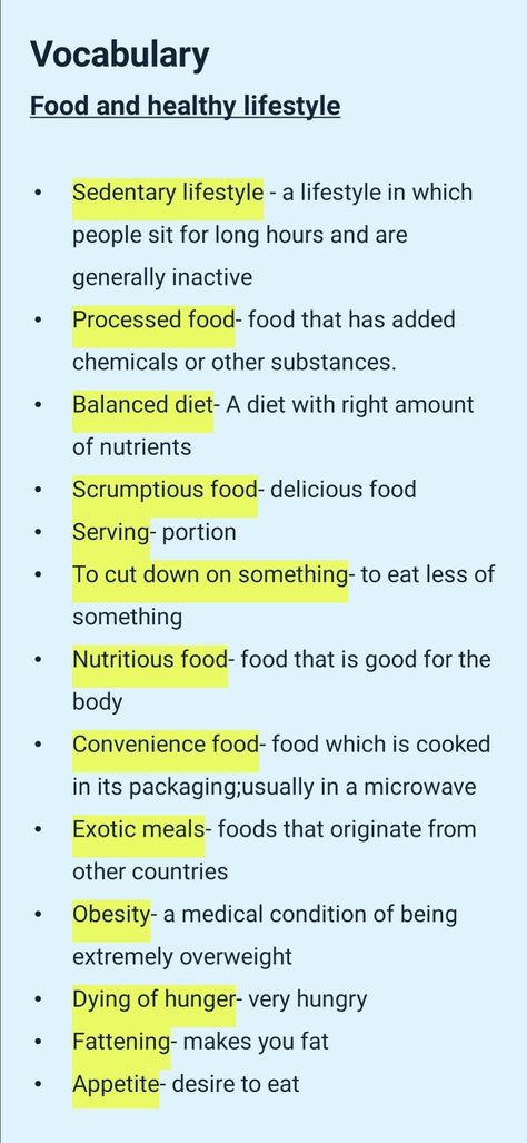 Writing Vocabulary Ielts, Vocab For Ielts Writing, New Vocabulary Words For Ielts, Vocabulary For Ielts Writing, Writing Ielts Tips, Food Related Words, Writing Task 2 Ielts Academic Vocabulary, Ielts Writing Vocabulary, Ielts English Speaking