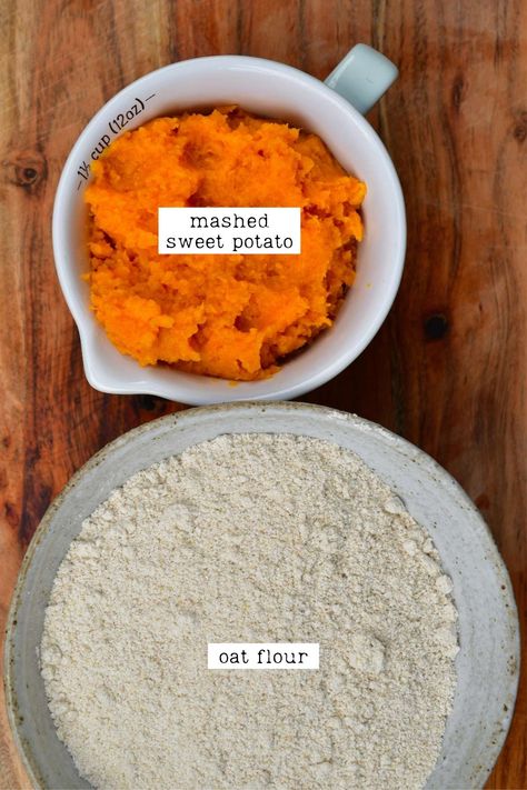 2-Ingredient Sweet Potato Flatbread (Gluten-free) - Alphafoodie Sweet Potato Flat Bread Recipe, Sweet Potato Buns 2 Ingredients, Gluten Free Sweet Potato Rolls, Gluten Free Sweet Potato Bread, Recipes With Minimal Ingredients, Sweet Potato Flatbread, Sweet Potato Tortilla, Potato Flatbread, Potato Tortilla