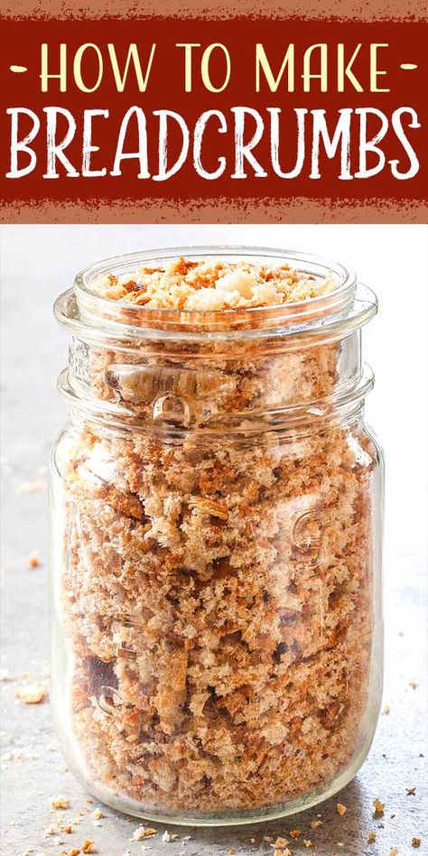 How To Make Homemade Breadcrumbs How To Make Breadcrumbs, Homemade Bread Crumbs, Bread Toppings, Popcorn Recipes Caramel, Leftover Bread, Stale Bread, Simply Recipes, Fish Cake, Seasonal Recipes