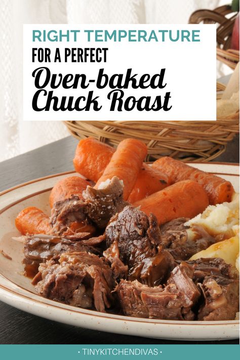 Oven Chuck Roast Recipes, Beef Chuck Roast Recipes Oven, Baked Beef Roast, Chuck Roast In The Oven, Oven Baked Chuck Roast, Baked Chuck Roast, Boneless Chuck Roast Recipes, Chuck Roast Recipe Oven, Cooking Chuck Roast