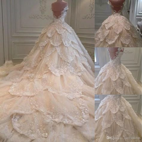 Wedding Dress Sparkle, Beading Wedding Dress, Royal Train, Dress Sparkle, Sparkle Wedding Dress, Pnina Tornai, Wedding Petals, Pretty Wedding Dresses, Wedding Dresses Beaded