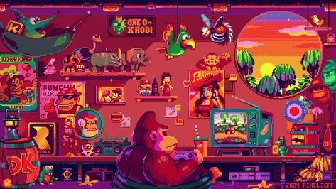 Pixel Jeff, Animated Wallpaper For Pc, Pixel Art Background, Art Games, Animated Banners, Arte 8 Bits, Sea Wallpaper, Pixel Art Games, Animation Art Character Design