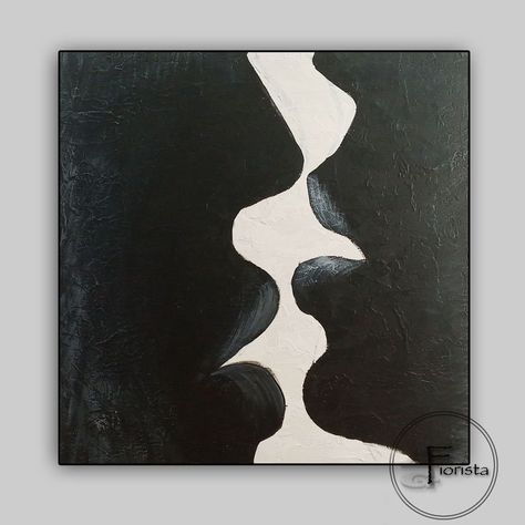 Minimalist Face Painting, Wall Painting Ideas Black And White, Minimalist Bedroom Painting, Modern Minimal Art Paintings, Easy Paintings Black And White, Easy Art Abstract, Minimal Painting Ideas On Canvas, Black Canvas Paintings Acrylics Abstract Art, Acrylic Painting Home Decor