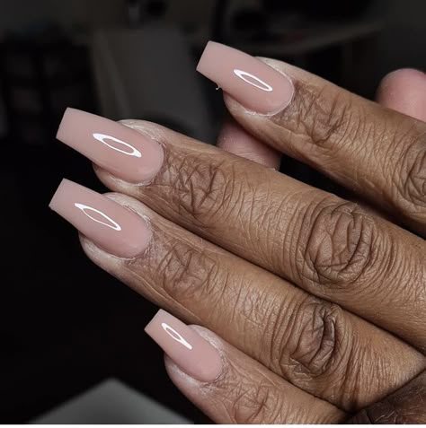 Sns French Tip Nails, Nude Tan Nails, Short Nude Nails Dark Skin, Blush Nail Color, Nail Ideas Dark Skin, Nude Square Nails, Nude Color Nails, Nude Coffin Nails, Sns Nails Designs