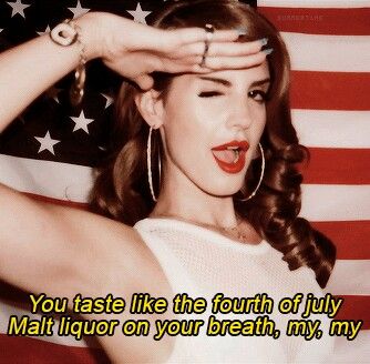 Happy 4th of July!! | Lana Del Rey #LDR #You_Can_Be_The_Boss American Stickers, H.e.r Lyrics, Lana Del Rey Lyrics, Proud American, Be The Boss, Miss America, Vintage Americana, Lana Del Ray, Pop Music