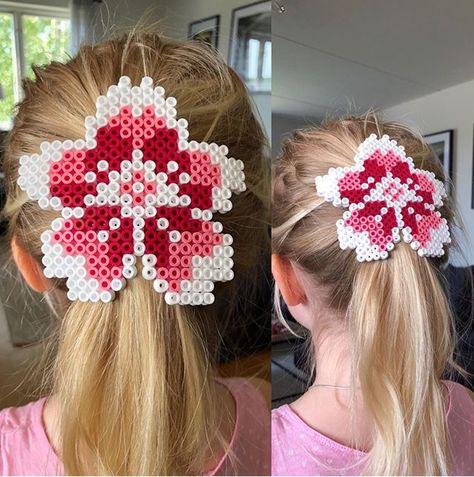 #shareyourworkwednesday by @cuscus._beads on Instagram Wow! Now all want #HamaBeads accessories for our hair 😍🎀🌸 #accessories #hair #homemade #customising #customizing #accessorising #accessorizing #fashion #style Perler Bead Hair Accessories, Bead Hair, Bead Hair Accessories, Bead Projects, Beads Online, Hair Beads, Perler Bead Patterns, Bead Patterns, Perler Bead