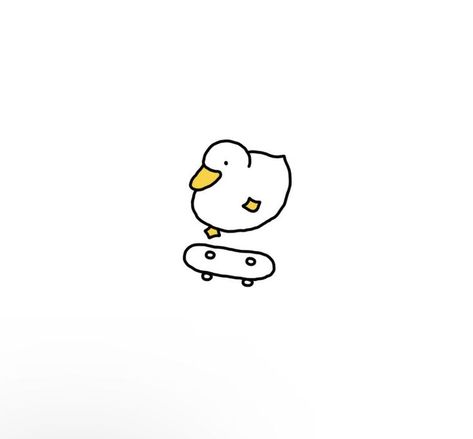 Pin by Reborn Chang on widget | Cute small drawings, Mini drawings, Cute little drawings Duck Pfp Drawing, Cute Duck Pfp Aesthetic, Aesthetic Duck Pfp, Pfp Simple Drawing, Simple Icons Pfp, Duck Drawings Easy, Easy Goose Drawing, Funny Goose Drawing, Cool Small Drawings Aesthetic