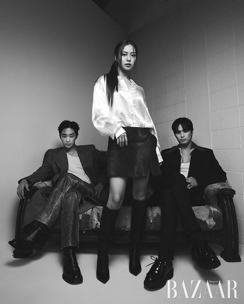 Lee Jin Wook, Sibling Poses, Lee Jin, Group Poses, Hot Dads, Clothes Korean Style, Asian Drama, Cha Eun Woo, Harper's Bazaar