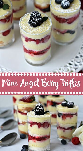 Individual Ice Cream Cups, Individual Dessert Cups For Party, Individual Strawberry Trifle, Trifle In A Cup Mini Desserts, Fancy Desserts In A Cup, Dessert Shooters Wedding Recipe, Single Serve Trifle Desserts, Easy Parfait Recipes Desserts, Christmas Mini Triffles