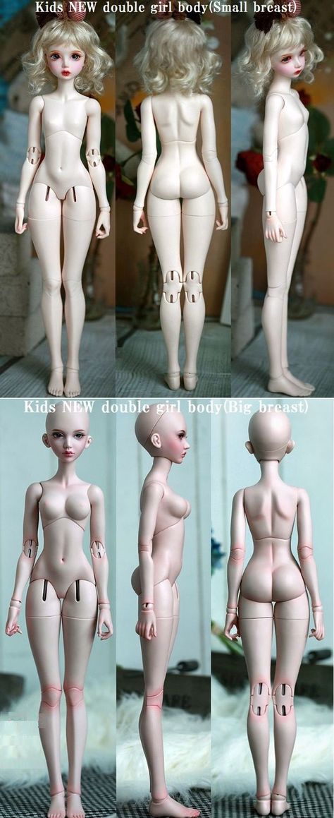 Bjd Doll Design, Bjd Doll Proportions, Doll Joints Reference, Ball Jointed Puppet, Bjd Doll Template, Bjd 3d Print, Make Bjd Doll, Ball Jointed Dolls Cute, Bjd Doll Clothes Patterns