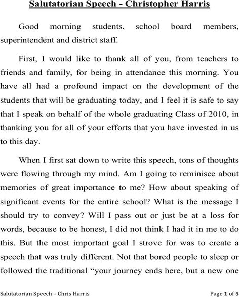 11+ Salutatorian Speech Examples Word Pdfs - Word Excel Fomats Salutatorian Speech Ideas, Graduation Speech High School, Funny Speech Topics, Funny Graduation Speeches, Student Council Speech Examples, Salutatorian Speech, Student Council Speech, Informative Speech Topics, Speech Examples