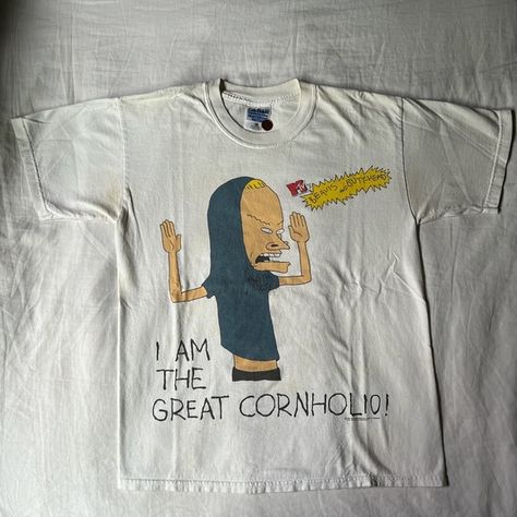 1995 vintage Beavis and Butthead MTV T-Shirt