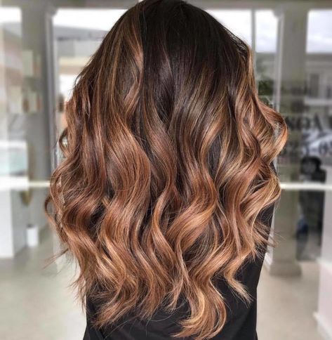 Roasted Caramel Hair, Sombre Hair Brunette, Baylage Hair, Spring Hair Trends, Balayage Hair Caramel, Sombre Hair, Spring Hair Color, Caramel Hair, Brown Hair With Blonde Highlights