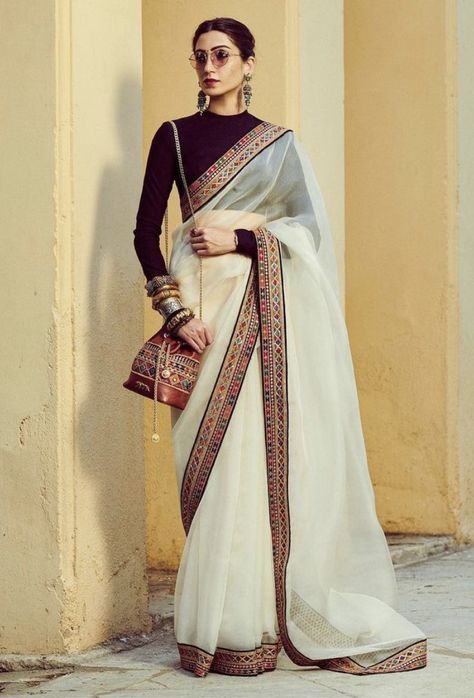 Sabyasachi Sarees, Saree Wearing Styles, Saree Wearing, Indian Sari Dress, Fashionable Saree Blouse Designs, Modern Saree, Indian Saree Blouses Designs, Saree Designs Party Wear, Indian Dresses Traditional