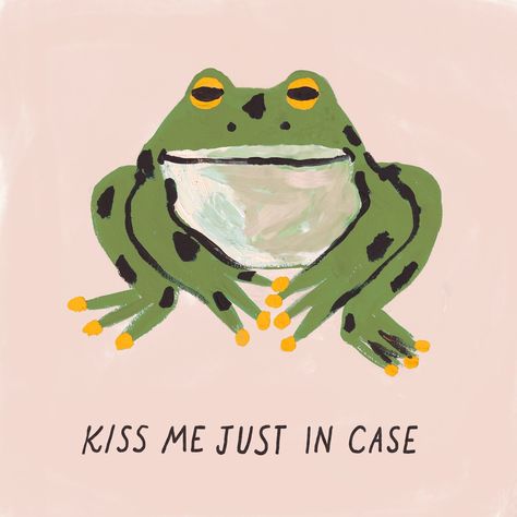 This is bad advice. . . . #illustration #doodleadayfeb #frog #frogprince #valentinesday #surfacedesign Advice Illustration, Frogs In Love, Bad Advice, Frog Illustration, Smoothie Bar, Prince Art, Frog Prince, Frog Art, Painting Inspo