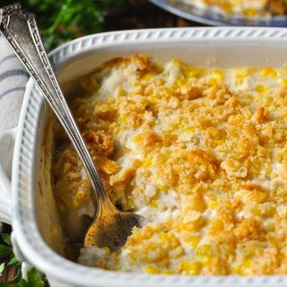 This Amish Chicken and Corn Casserole is made from scratch with simple ingredients. Easy Chicken Casserole | Chicken Recipes | Casserole Recipes for Dinner Chicken Corn Casserole, Best Chicken Casserole, Chicken And Corn, Amish Chicken, Casserole Chicken, Crushed Potatoes, Chicken Casserole Easy, Corn Casserole Recipe, The Seasoned Mom