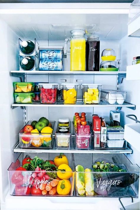 Organization Pantry, Kitchen Remodel Cost, Home Remodeling Diy, Refrigerator Organization, The Home Edit, Fridge Organization, Home Organisation, Diy Remodel, Decor Minimalist