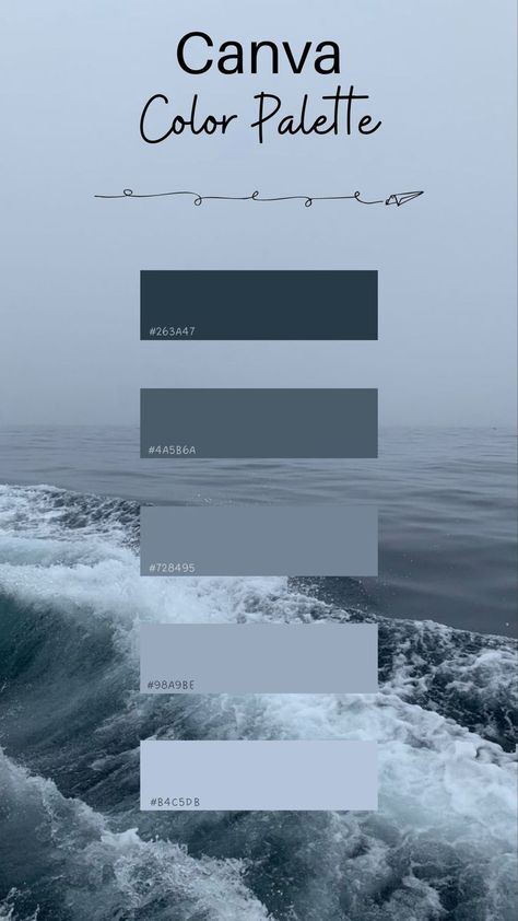 Canvas Color Schemes, Canva Colour Pallete, Color Palette For Canva, Color Palette Cool Tones, Cool Color Palette Colour Schemes, Kode Warna Canva, Color Code Canva, Canva Palettes Color, Canva Color Codes