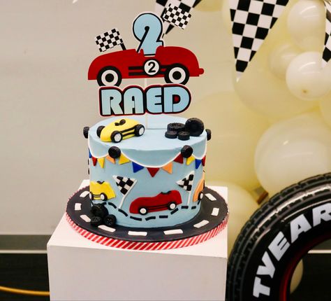 Two Fast Birthday Cake, Birthday Cake Square, Car Theme Cake, Disney Cars Theme, Grad Cakes, Cars Theme Cake, Two Fast Birthday, Disney Car, Frock Pattern