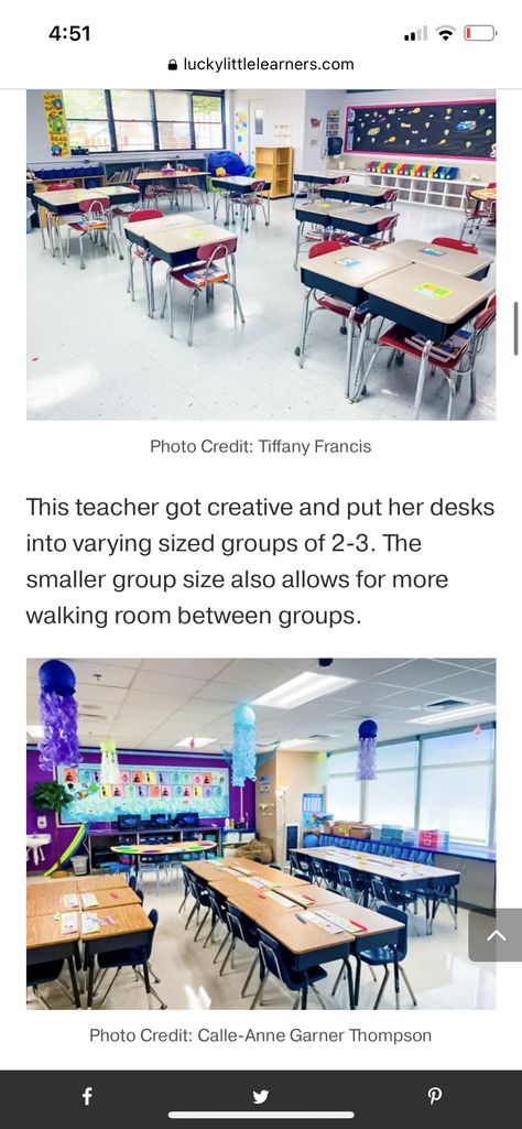 Desk Configuration Classroom, Desk Setup Classroom, Classroom Desk Setup, Desk Layout Classroom, Desk Arrangement Ideas Elementary, Desk Arrangements, Classroom Desk, Teaching Classroom, Desk Setup