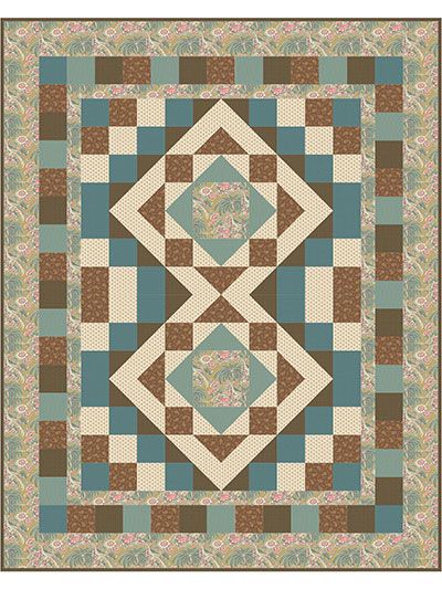 Reflections Quilt Pattern Winding Ways Quilt, Brown Quilts, Aztec Quilt, Cottage Quilt, Quilting Templates, Picture Quilts, Quilt Projects, Quilts Ideas, Lap Quilt