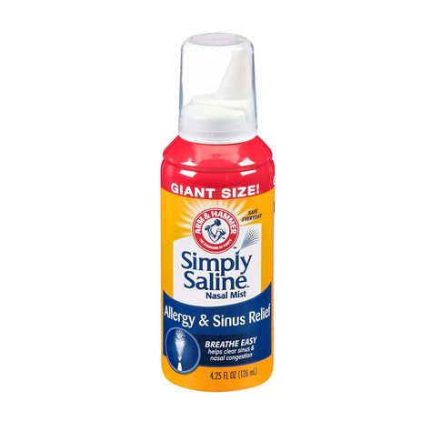 Saline Rinse, Saline Nasal Spray, How To Clear Sinuses, Sinus Relief, Liver Diet, Allergy Asthma, Healthy Lifestyle Quotes, Asthma Symptoms, Nasal Spray