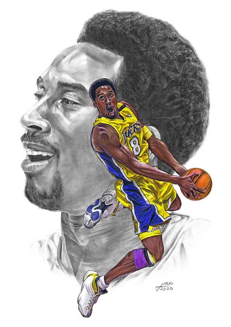 Kobe Bryant 8 by jovigolf on DeviantArt Drawings Prismacolor, Lakers Colors, Basketball Drawings, Kobe Bryant Quotes, Nba Artwork, Background Portrait, Kobe Bryant 8, Kobe Bryant Nba, King Lebron