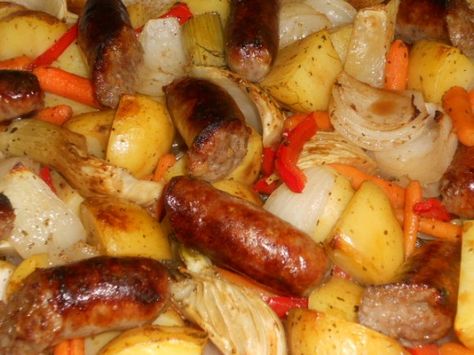 Sunday Casserole, Italian Sausage Casserole, Dinner List, Sausage And Potato Bake, Easy Casserole Dishes, Sausage Recipes For Dinner, Sausage Potato, Sausage Dishes, Sausage Casserole