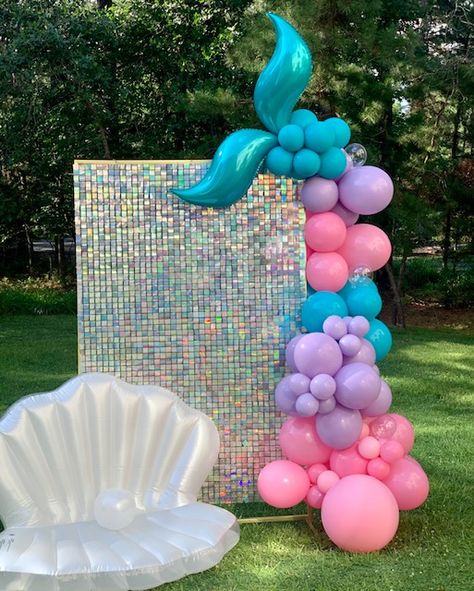 Dive into the magic of an undersea adventure with our Mermaid Tail Backdrop! Perfect for birthdays,  or any special event, this backdrop features a sparkling sequin wall adorned with vibrant balloons and a mermaid tail. 

Rent now and create unforgettable memories!

For booking and more details, contact us at anniec@mypartynj.com

#MermaidParty #UnderTheSea #PartyDecor #EventRentals #ItsMyPartyLLC #BalloonDecor #PartyPlanning #NJEvents #BirthdayBackdrops #EventDecor Little Mermaid Backdrop, Mermaid Backdrop, Event Wall, Backdrop Easy, Shimmer Wall Backdrop, Sequin Wall, Mermaid Vibes, Shimmer Wall, Wall Backdrops