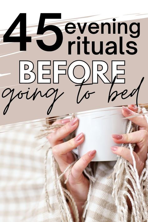 A woman sipping tea before bed Perfect Night Routine, Routines For Women, Night Routines, Evening Rituals, Relaxing Night, Bedtime Ritual, Life Changing Habits, Before Going To Bed, Affirmations For Women