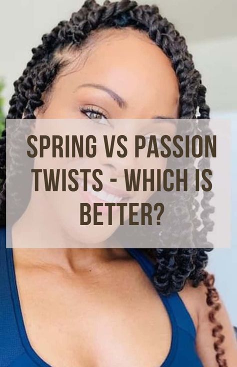 Spring Twists vs Passion Twists: Which is Better? - Hairshepherd Passion Twist Short Hairstyles, Chunky Spring Twists, Short Spring Twists Bob, Passion Twists Short Bob, Bob Spring Twist Braids, Bob Spring Twists Hairstyle, Spring Twist Bob Hairstyles, Prelooped Crochet Passion Twists, Short Passion Twists Hairstyle Bob