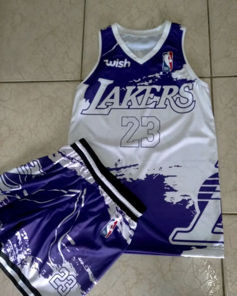 Lakers Jersey Design, Basketball Shirt Outfit, Cool Basketball Jerseys, Jersey Design Basketball, Best Basketball Jersey Design, Volleyball Jersey Design, Basketball Jersey Design, Jersey Basket, Black And White Gif