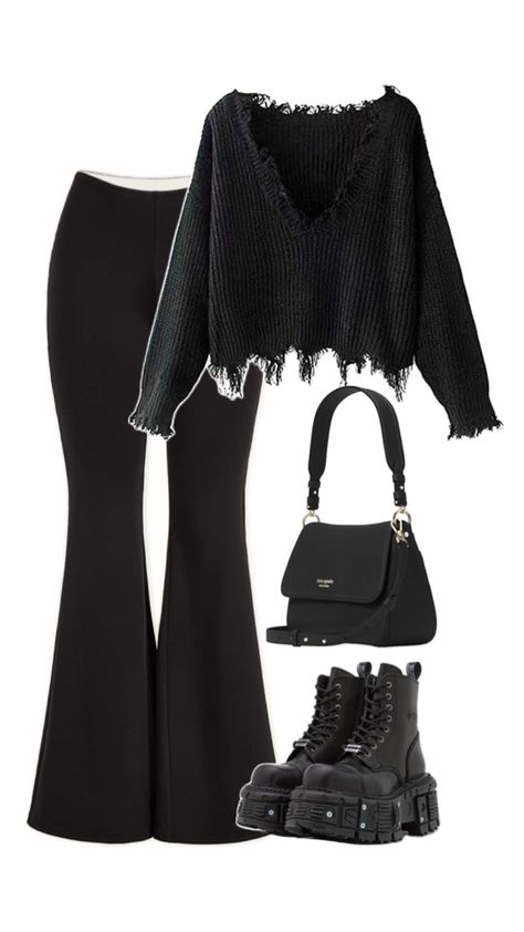 Black is my happy color Gig Outfit, Outfit Inspo