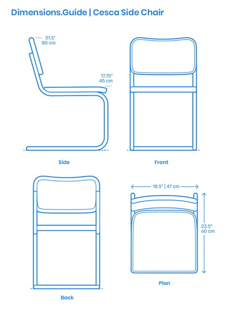 Introduced by Marcel Breuer in 1928, the Cesca Side Chair was one of the earliest bent tubular steel chair designs and the first to formally make its way into mass production. This Cesca side chair revolutionized the industrial age aesthetic of its time by combining a steel frame and woven seat. Downloads online #furniture #chairs #design Rocking Chair Redo, Marcel Breuer Cesca Chair, Salon Chairs For Sale, Breuer Chair, Furniture Blueprints, Age Aesthetic, Big Comfy Chair, Cesca Chair, Chair Drawing