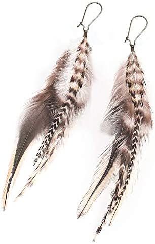 Earrings With Feathers, Pheasant Feathers, Chic Earrings, Fashion Videos, Hanging Earrings, French Wire, Fashion People, Feather Earrings, Pheasant