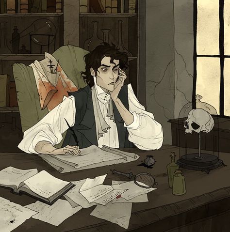 Frankenstein Fanart, The Monstrumologist, Victorian Character Design, Victorian Doctor, Modern Prometheus, Abigail Larson, The Modern Prometheus, Dr Frankenstein, Frankenstein Art