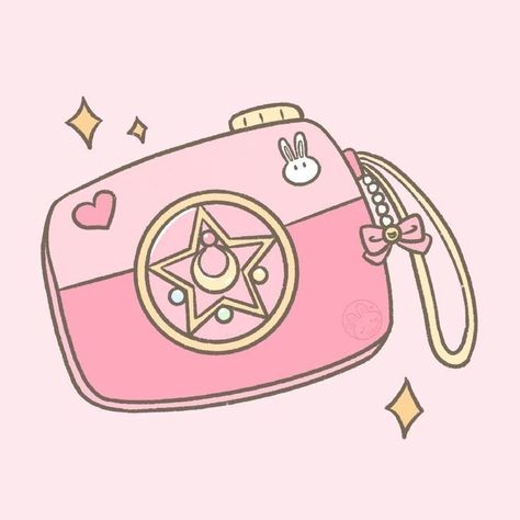 Chrome Icons, Apps Kawaii, Aesthetic Camera, Camera Sticker, Sailor Moon Screencaps, Kawaii App, Sailor Moon Girls, Mobile App Icon, Moon Icon