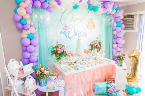 Under the Sea Birthday Party Ideas | Photo 7 of 67 | Catch My Party Donut Theme Party, Donut Themed Birthday Party, 2nd Birthday Party For Girl, Grown Up Parties, Birthday Donuts, Donut Birthday Parties, 2nd Birthday Party Themes, Donut Party