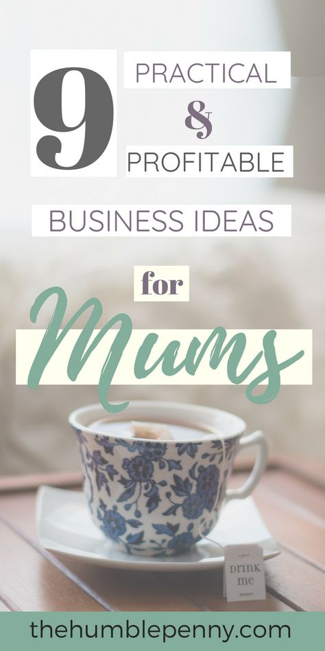 9 Practical and Profitable Business Ideas for Stay At Home Mums and Working Mums. These are ideas you can literally start exploring today in order to create a new opportunity for yourself. Every one of these ideas has been successfully tried and tested. Which will you start today?  #Workfromhome #Sidehustle #Business #Money #MakeMoneyOnline #MakingMoney #SAHM #Mums via @TheHumblePenny Profitable Business Ideas, Quick Ways To Make Money, Ways To Make Money Fast, Are Ideas, Best Online Jobs, Working Mums, Creative Jobs, Work From Home Business, Mom Jobs